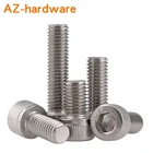 DIN912 304 обратная резьба из нержавеющей сталилевая резьбаобратная резьбалевая Внутренняя шестигранная резьбаболт m4-m12 2 шт