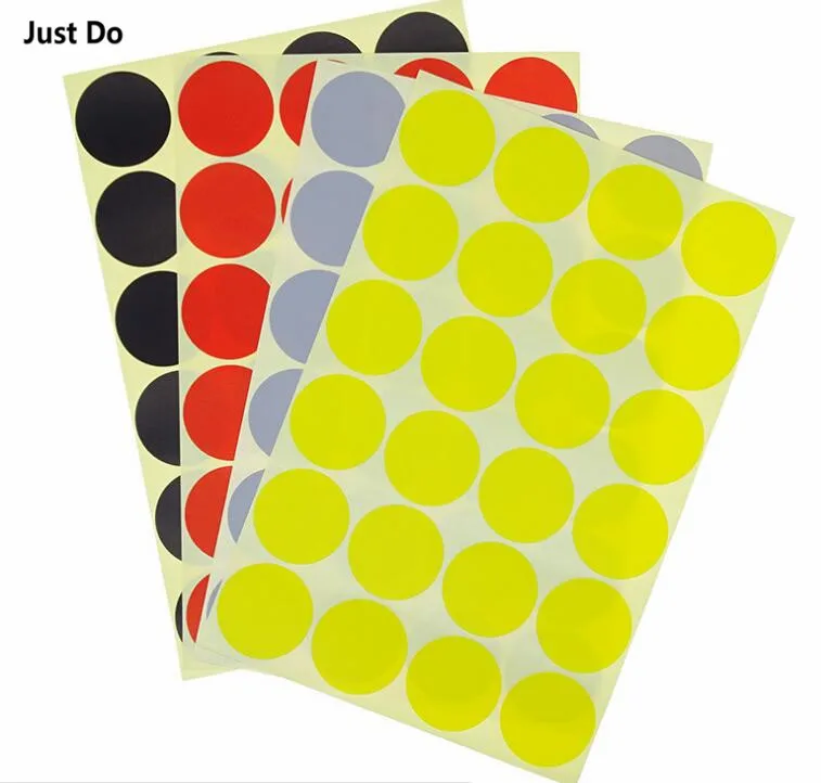 Маленькие Розовые наклейки в горошек для вечерние украшения синие мини круглые