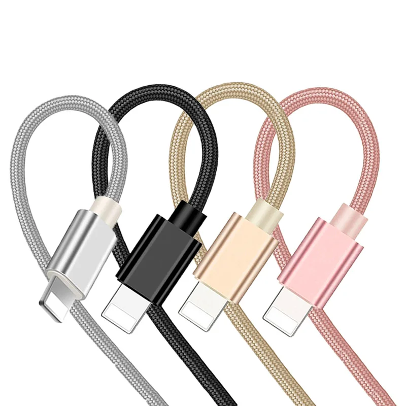USB дата кабель для iphone X XS MAX 8 7 6 6s plus 5 se 11 pro нейлоновая оплетка Быстрая зарядка iPad