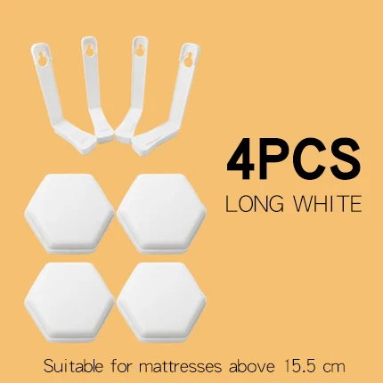 long 4PCS White 4 шт./компл. Кровать Зажим для листов простыня застежка ремня матрас Non-slip Стёганое одеяло простынь держатели вышлите ваш заказ прямо к этому поставщику крепежные скобы для диван-кровать - Цвет: long 4PCS White
