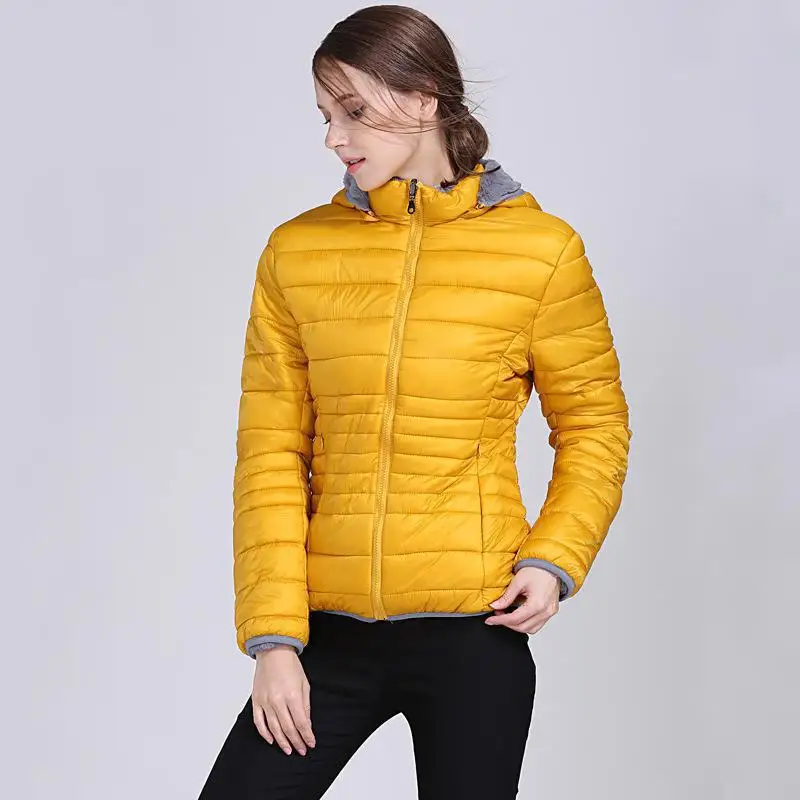 Повседневные женские куртки с капюшоном Осень-зима 2019 теплые пальто для девушек