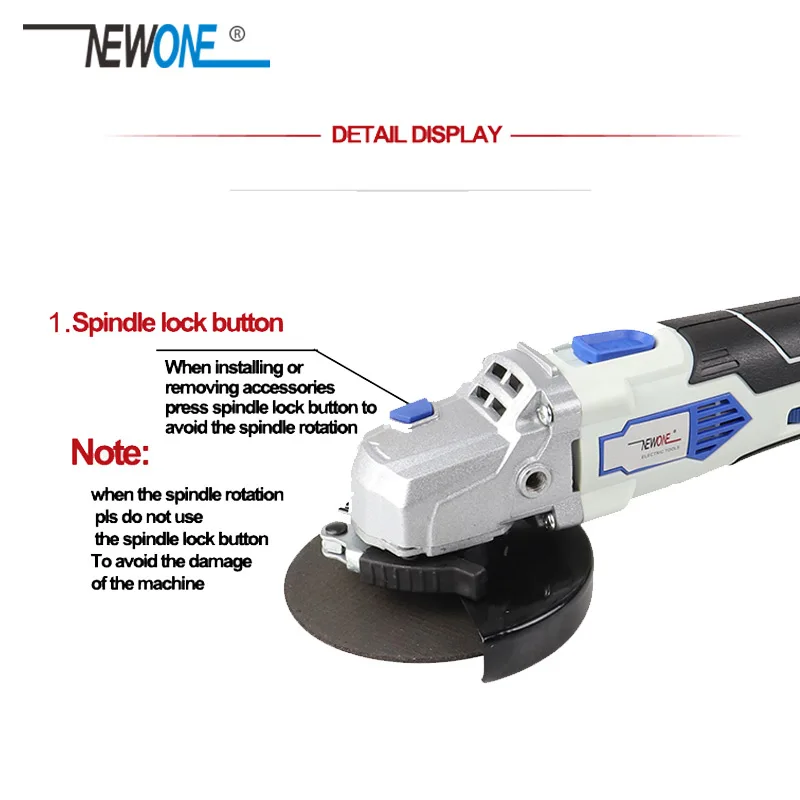 

NEWONE 12V 2000mah Power Tools Angle grinder And Electric Drill With Two Lithium Battery And One Charger