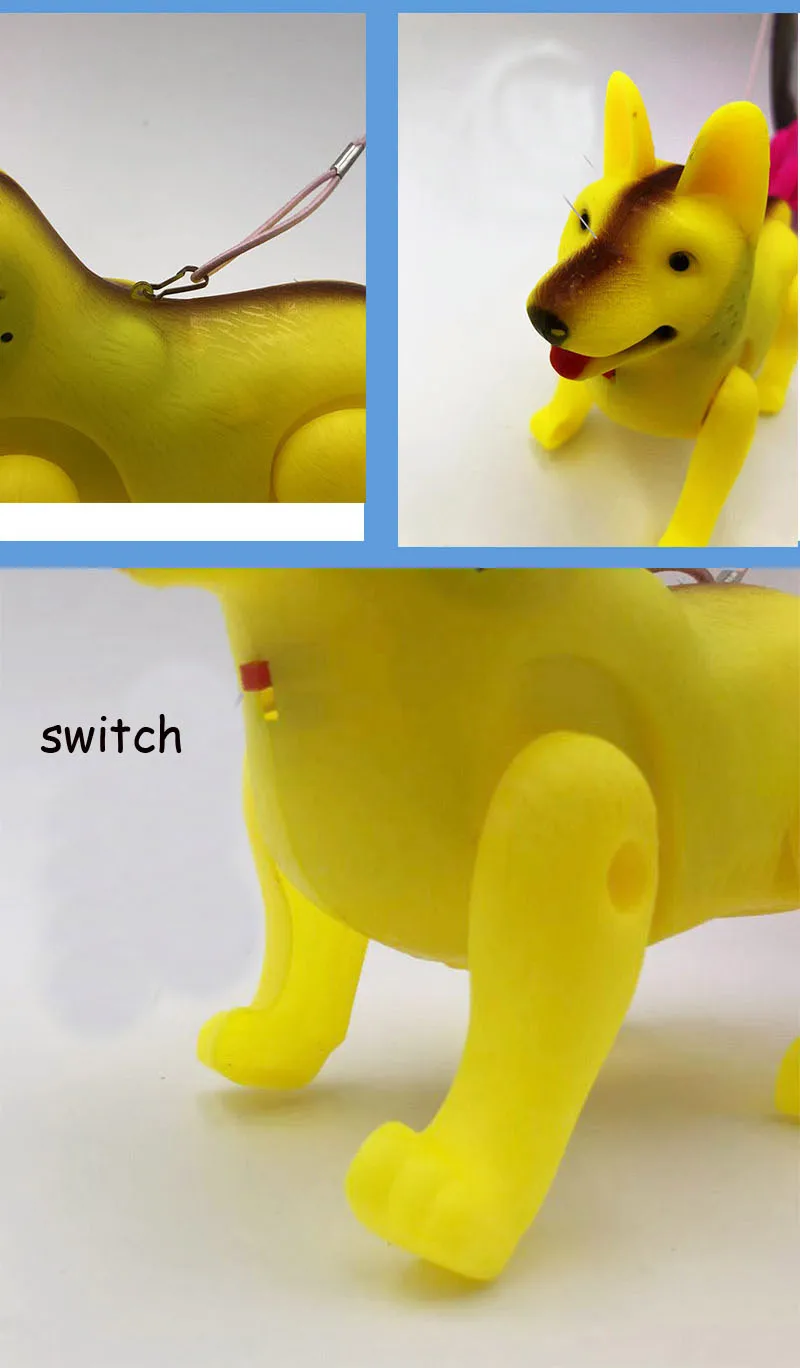 

Pets Dog Toys Sound Toy for Dogs Super Durable Funny Yellow Light Up LED Plastic Music Animal Model Party Favor