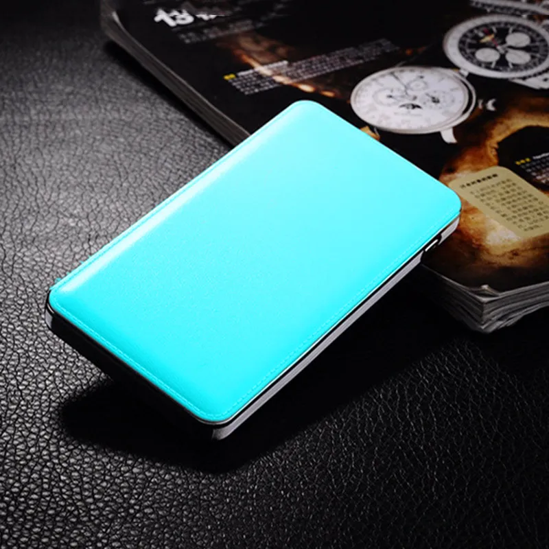 Blue Band New power Bank 10000 mAh 2.1A светодиодный индикатор быстрой зарядки портативный внешний аккумулятор для Xiaomi Iphone - Цвет: Blue