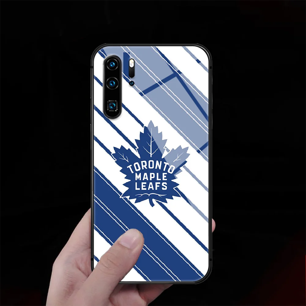 

Ice Hockey Toronto Team Tempered Glass Phone Case Cover For Huawei P Nova Mate 5T 20 30 40 Pro Lite Smart 2019 2021 Tpu Prime