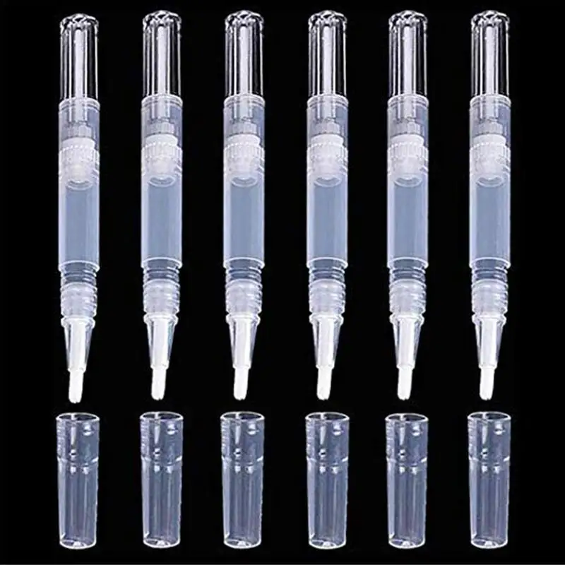 3 мл пустая прозрачная твист ручка косметический контейнер с кистью для блеска