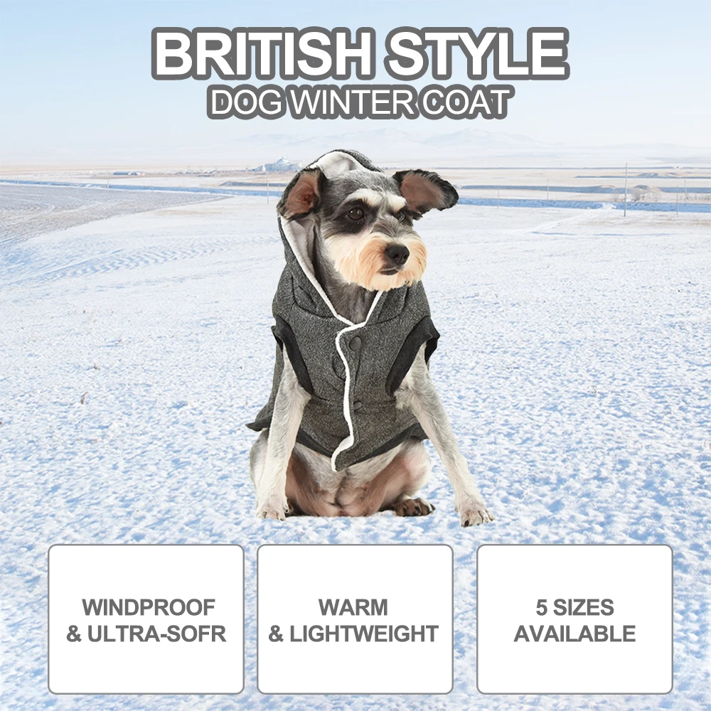 Флисовые Толстовки для собак пальто зимы теплые рубашки одежда домашних