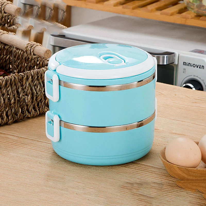 Ланчбокс Герметичный Термос Ланч бокс контейнер для еды портативный термо из