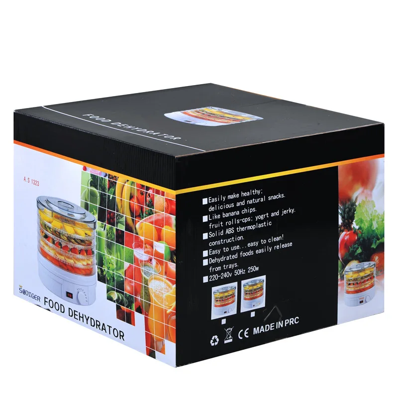 Прозрачная сушилка для фруктов обезвоживания продуктов мяса домашних