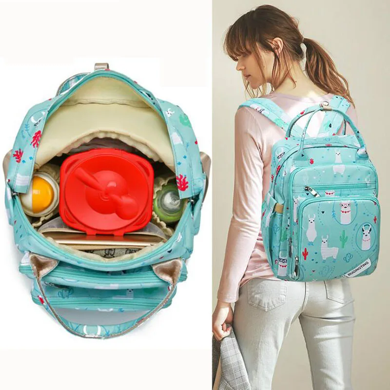 

Large Capacity Mummy Diaper Bag Zipper Mom Travel Backpack Maternal Tote Bag Pregnant Woman Baby Care Diaper Bag Mummy Bag