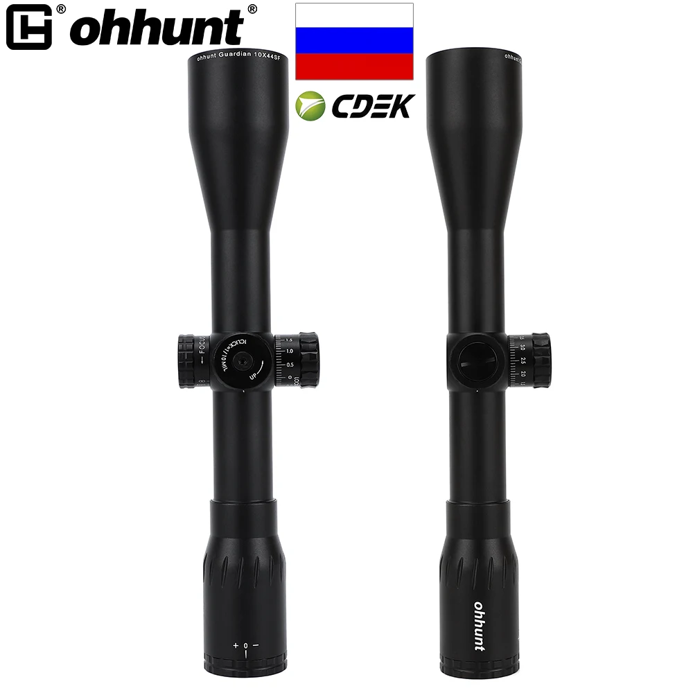 Отправка из России Ohhunt Guardian 10X44 SF фиксированное увеличение 10X прицел боковой