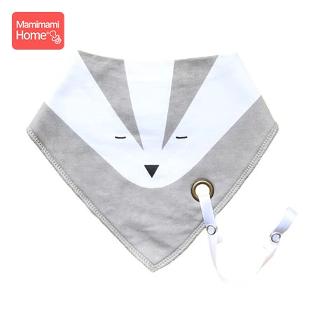 gray bib Mamihome Детские Бандана Нагрудники, Слюнявчики, одежда Силиконовый грызунок подвеска панды хлопковый слюнявчик новорожденных впитывающая салфетка детская Товары - Цвет: gray bib