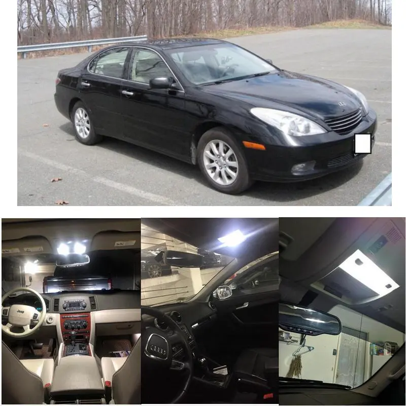 Внутренние светодиодные лампы для 2003 Lexus ES300 GX470 LS430 RX300 IS300 LX470 GS300 GS430 SC430 номерной