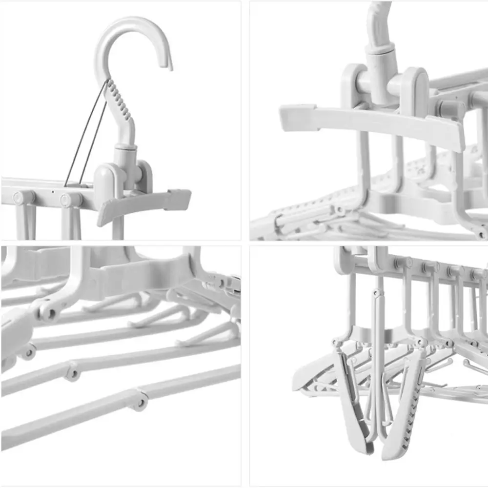 1 шт. Творческий Многослойные складной Вешалки универсальная одежда штанов и