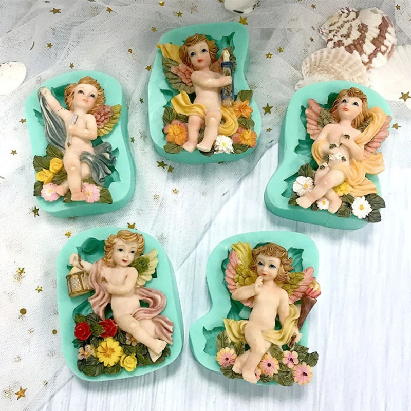 1 шт. Европейский стиль ретро картина маслом ангел Конфеты Печенье Шоколадный