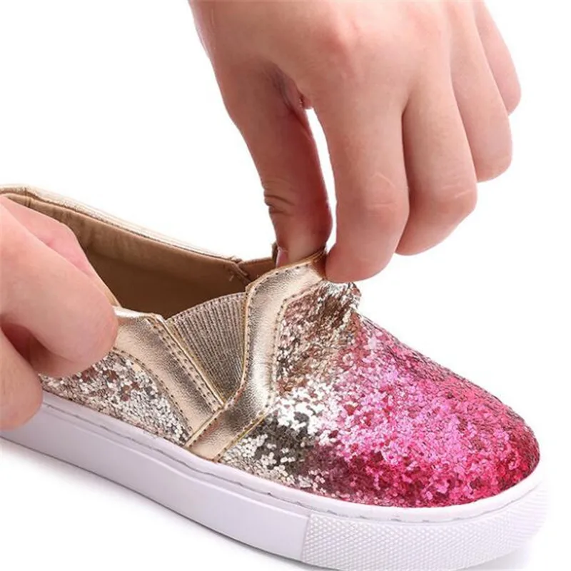 Weoneit/модная детская обувь для девочек Повседневная спортивная с блестками