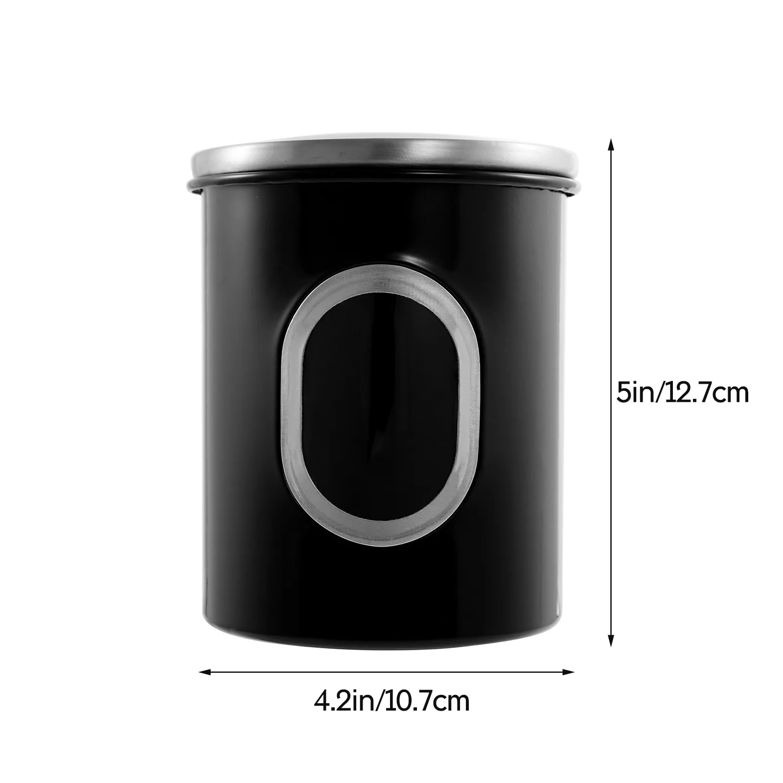

4 Sizes Stainless Steel Sealed Tank Storage Tank Moisture-Proof Coffee Bean Milk Powder Jar Tea Pot Kitchen Grains Storage #GM