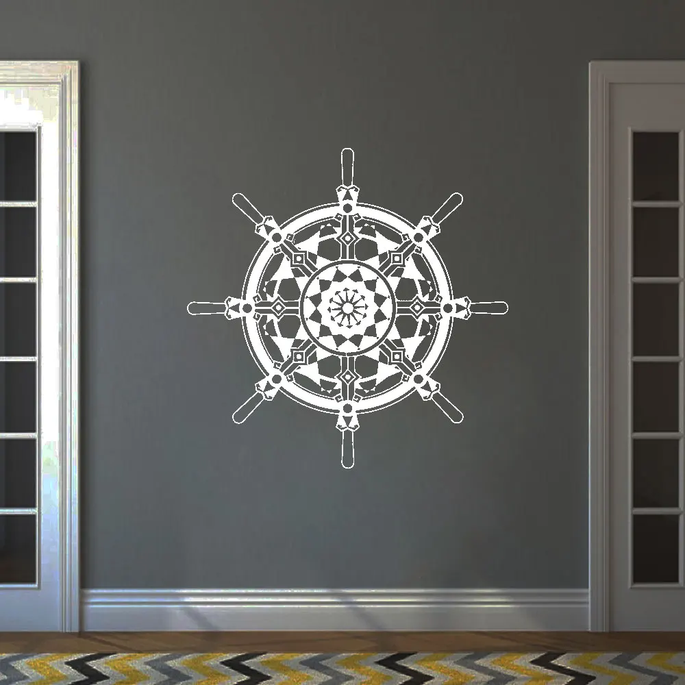 Экологичная Настенная Наклейка на руль корабля морская гостиная Настенный декор