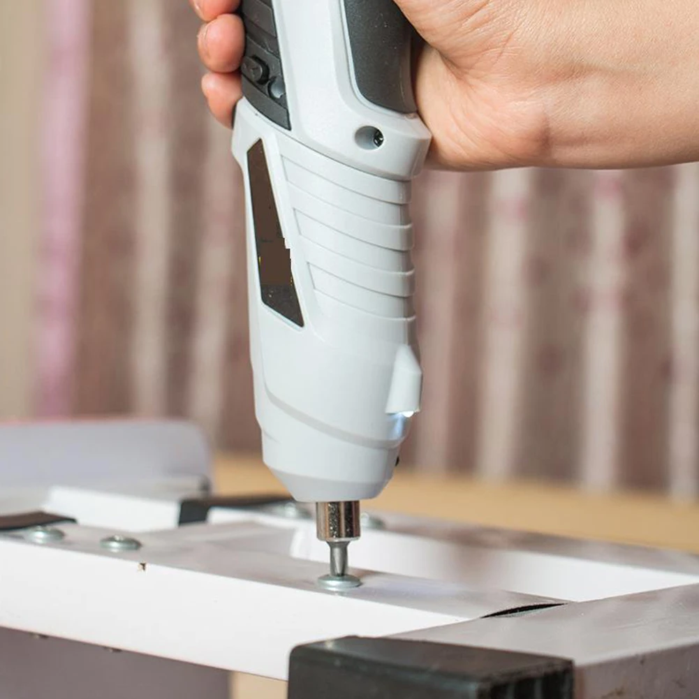 

3.6V Rechargeable Electric Screwdriver Multi-Functional Hand Drill Cordless Drilling Tool Household Rechargeable Light Gadgets