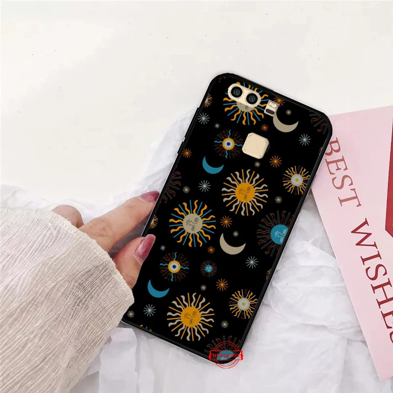110W белый луны и звезд Космос астронавт силиконовый чехол для Huawei P8 P9 мини P10 P20 P30