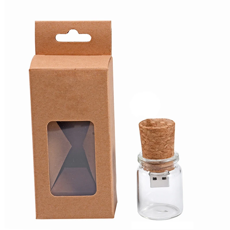 USB and box POWERONE персональный дрейф бутылка+ бумажная коробка Флешка 4 ГБ 8 ГБ бутылка желаний USB флэш-накопитель 16 ГБ 32 ГБ 64 ГБ - Цвет: USB and box