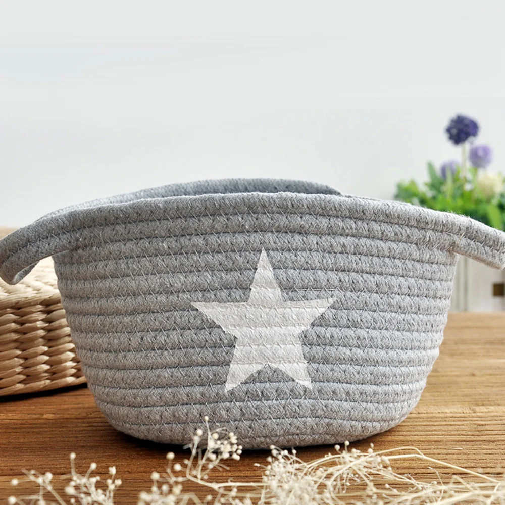 Новые нордические льняные корзины для хранения складной органайзер детской