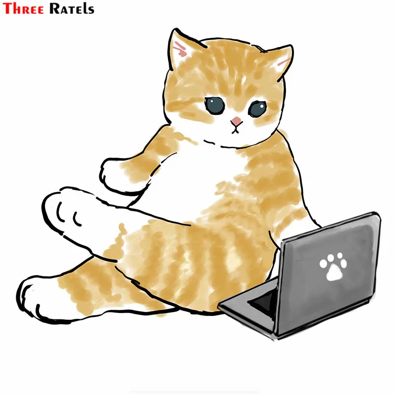 Игровой Компьютер Three Ratels F240 с рисунком кошек для passat b5 автомобильные аксессуары