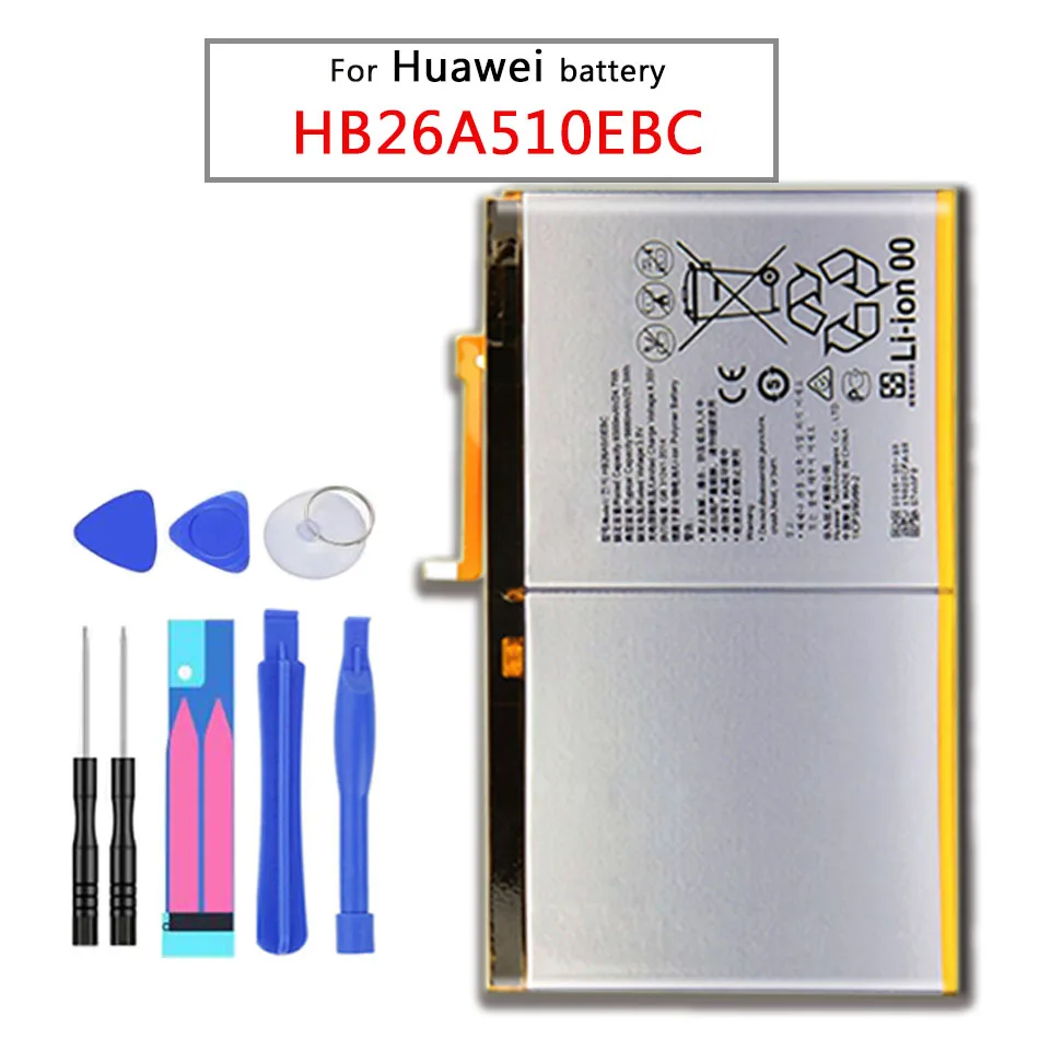 Сменный планшетный аккумулятор HB26A510EBC для Huawei MediaPad M2 10 плоский сотовый A01W A01L 6660