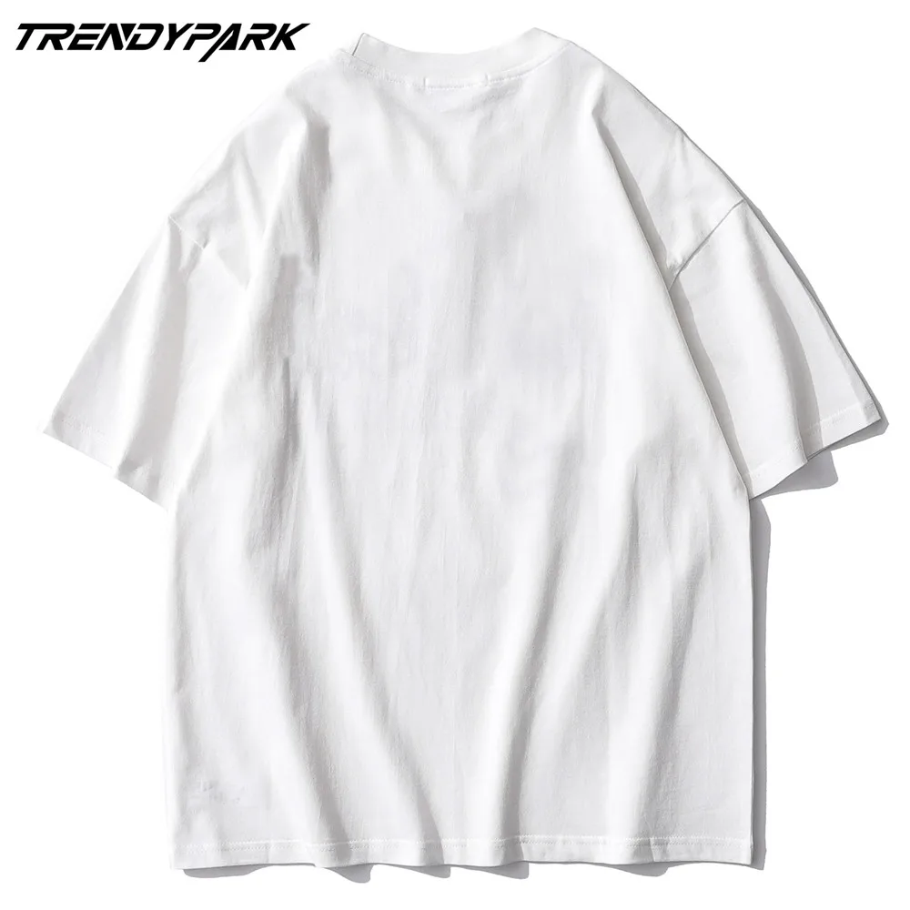 

Men's T-shirt 2021 New Summer Short Sleeve Printed Tee Hip Hop Oversized Cotton Casual Harajuku Streetwear Top Tshirts Clothing
