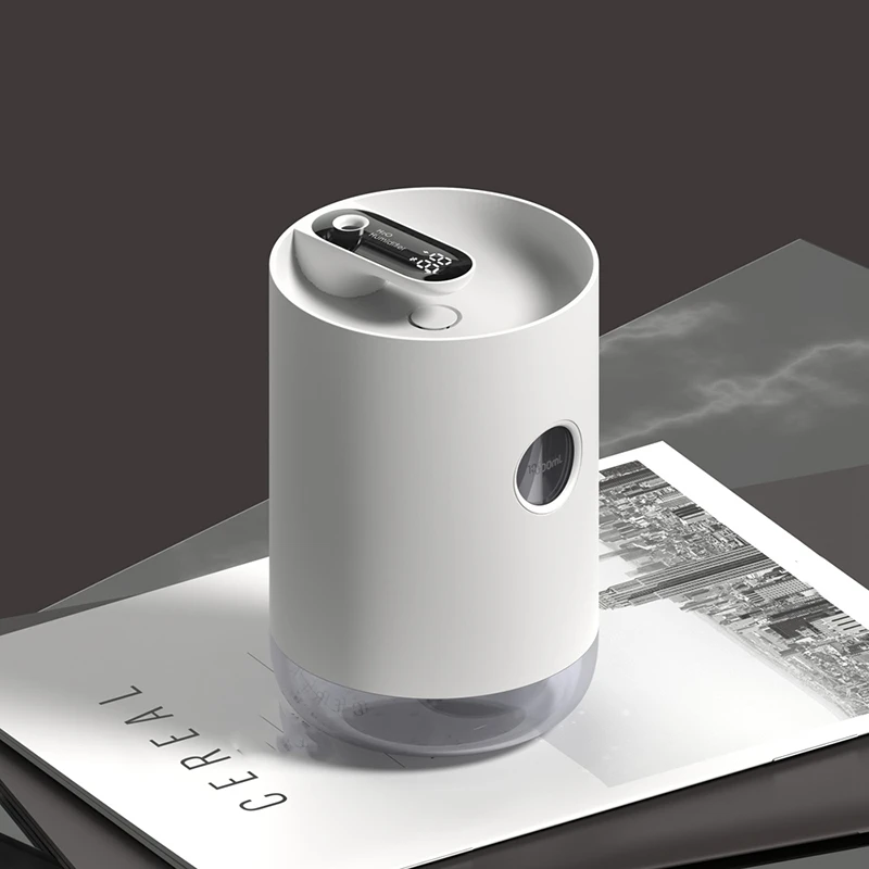 Домашний увлажнитель воздуха 1Л 3000 мАч портативный беспроводной USB Арома эфирные