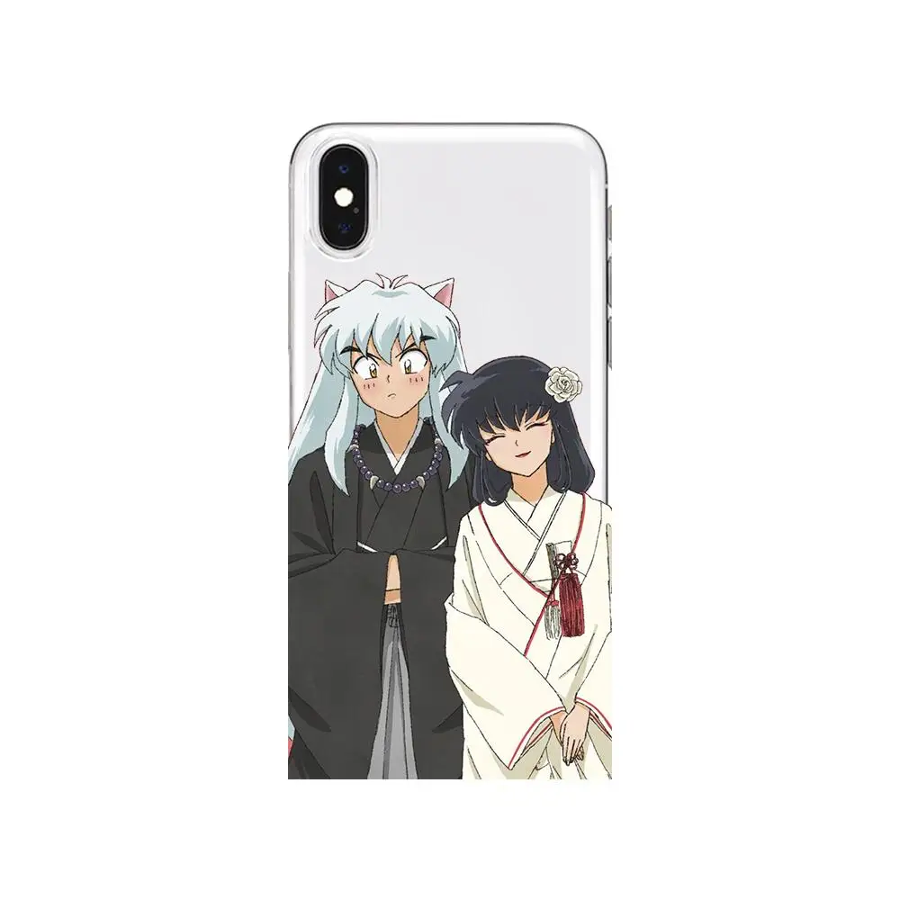 

Inuyasha anime Anime Transparent Phone Case For XiaoMi Redmi 11lite ultra 10x 9 8A 7 6 A Pro T 5G K40 Anime protect Cover Silico