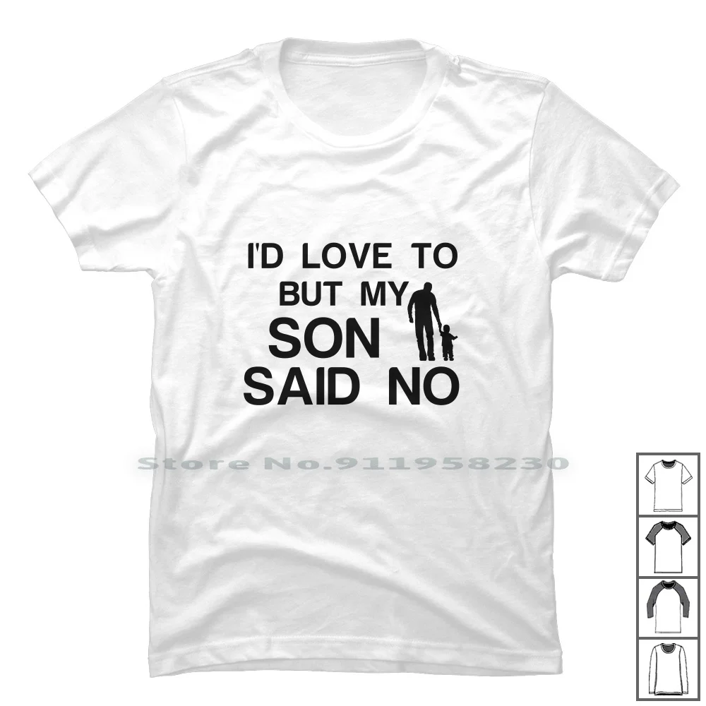 Сын сказал нет футболка 100% Предупреждение отца Юмор папа шутка день сына помощь