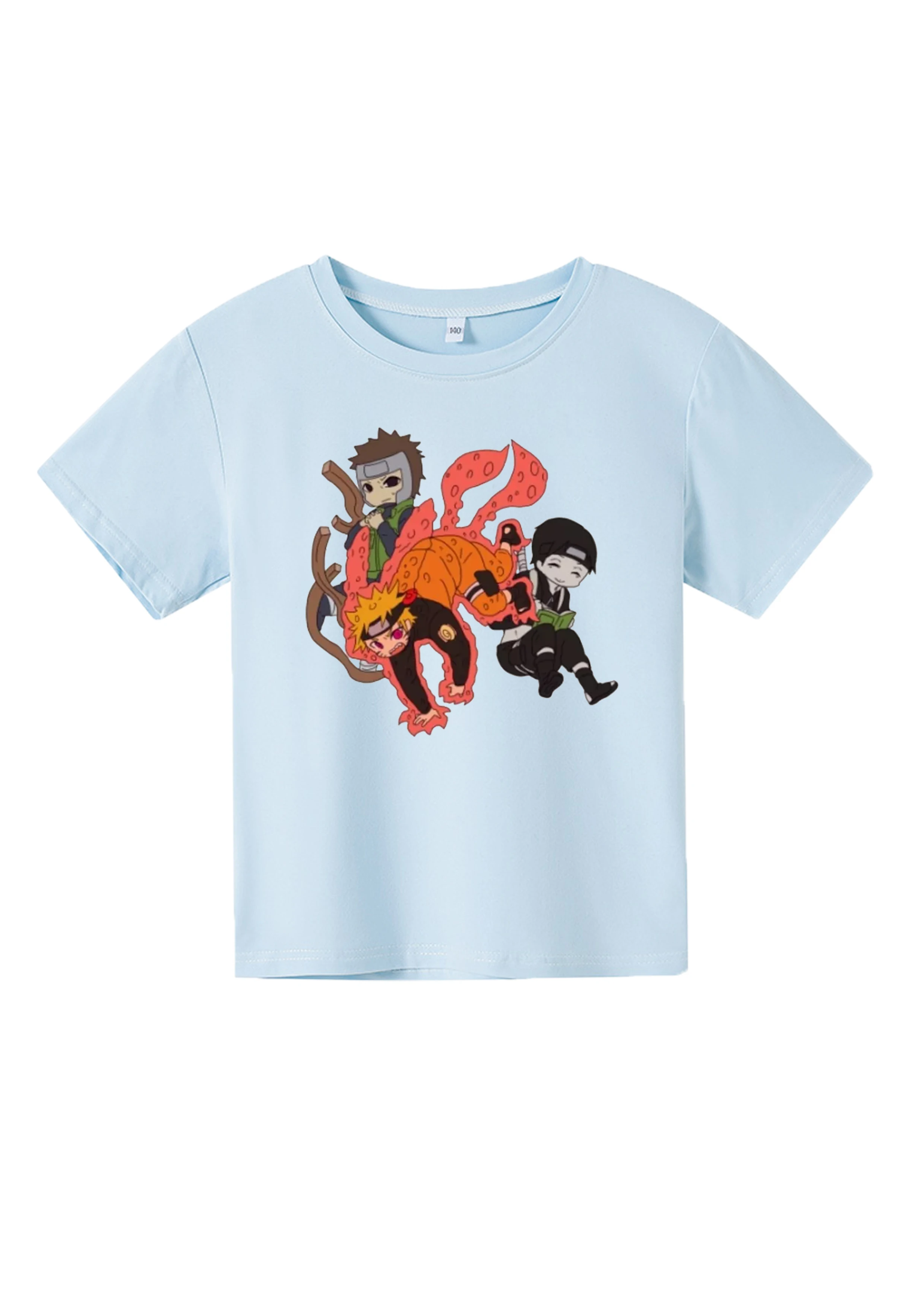 

Uzumaki T-shirts, short sleeve and pure cotton Ninja tops, casual printed Children's Clothings for boys and girls, Anime clothes