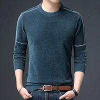 knitted pullover fashion brand quality warm new mens men top sweater crew neck autum winter casual jumper mans clothes hombre