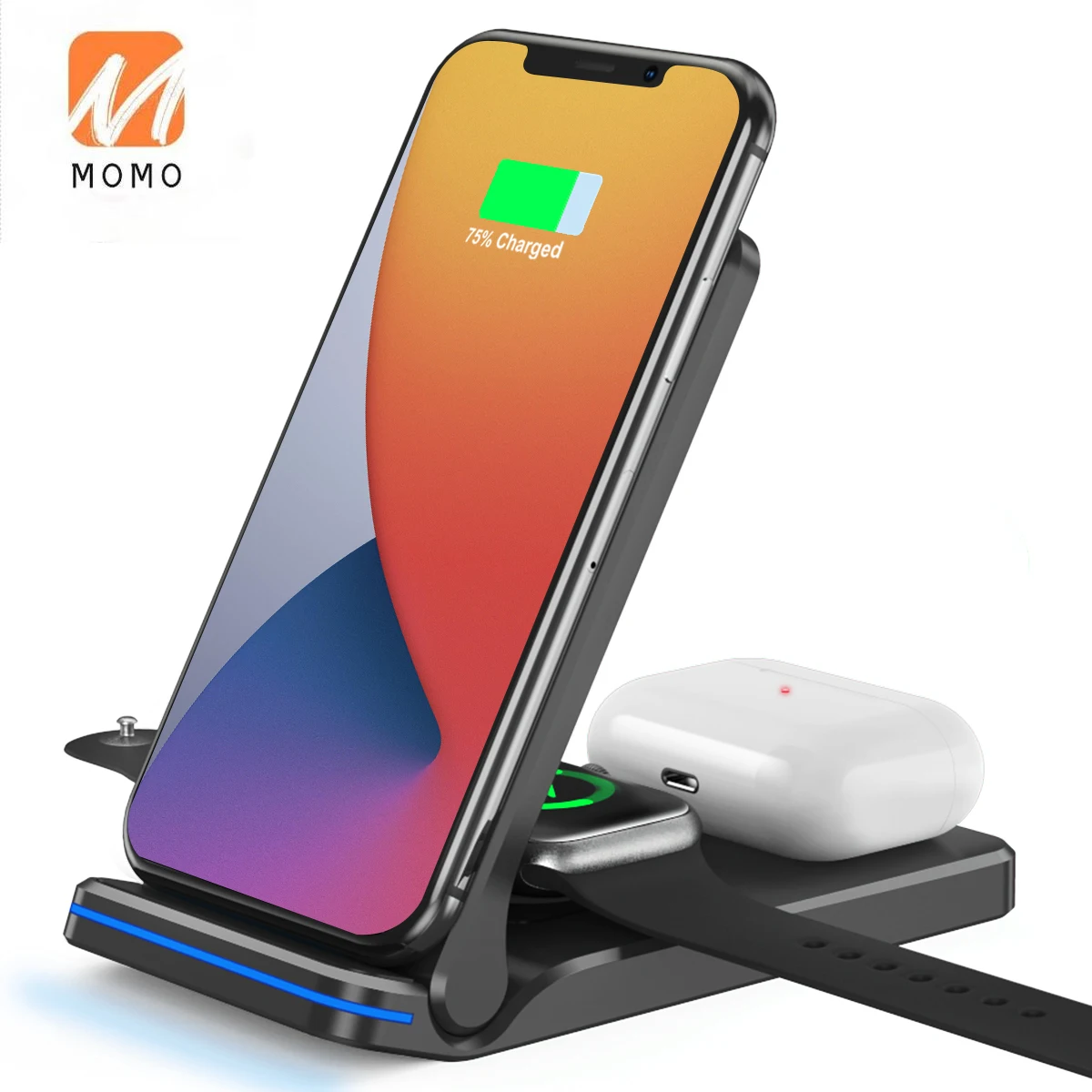 

Top Seller 2021 15W Wireless Charger 3 in 1 Charging Stand