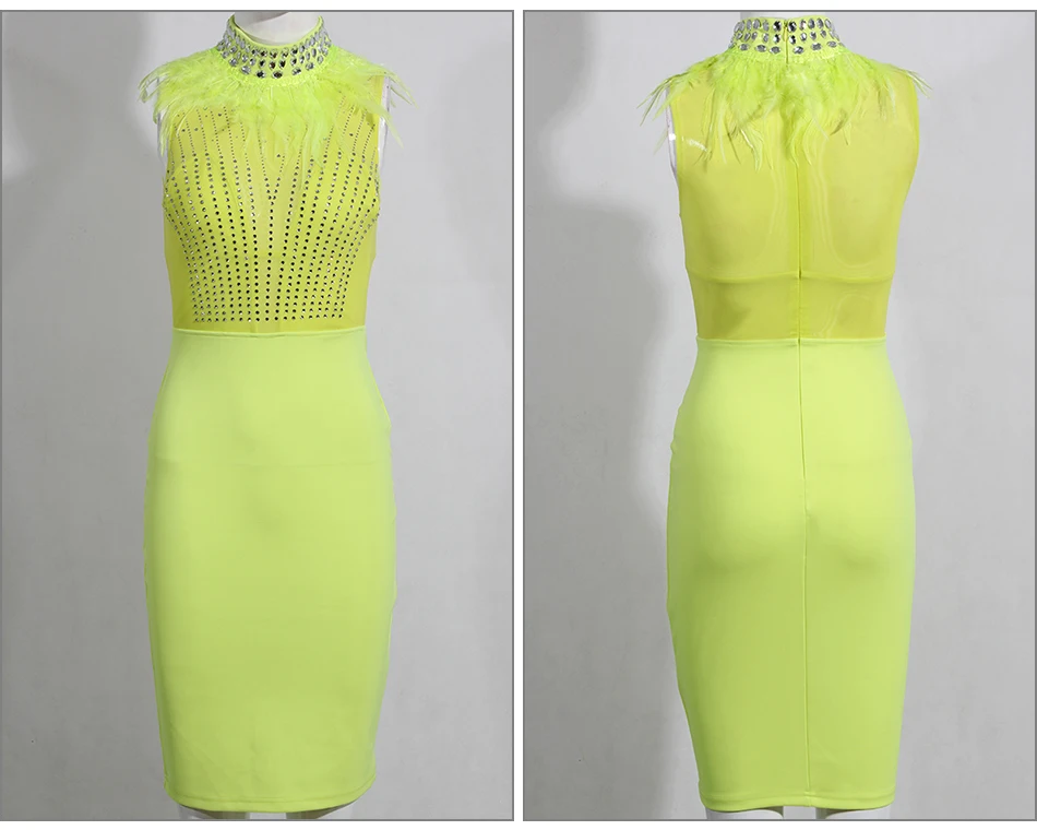 Новые летние Для женщин модные, пикантные эластичные Хлопковое платье Bodycon перспектива черное платье без рукавов с принтом кожаные бусины Клубные вечерние платья