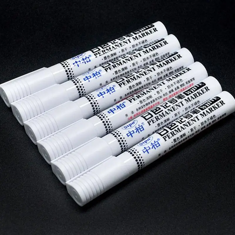 1 шт. белая чернильная маркер масляная доска водостойкие перманентные