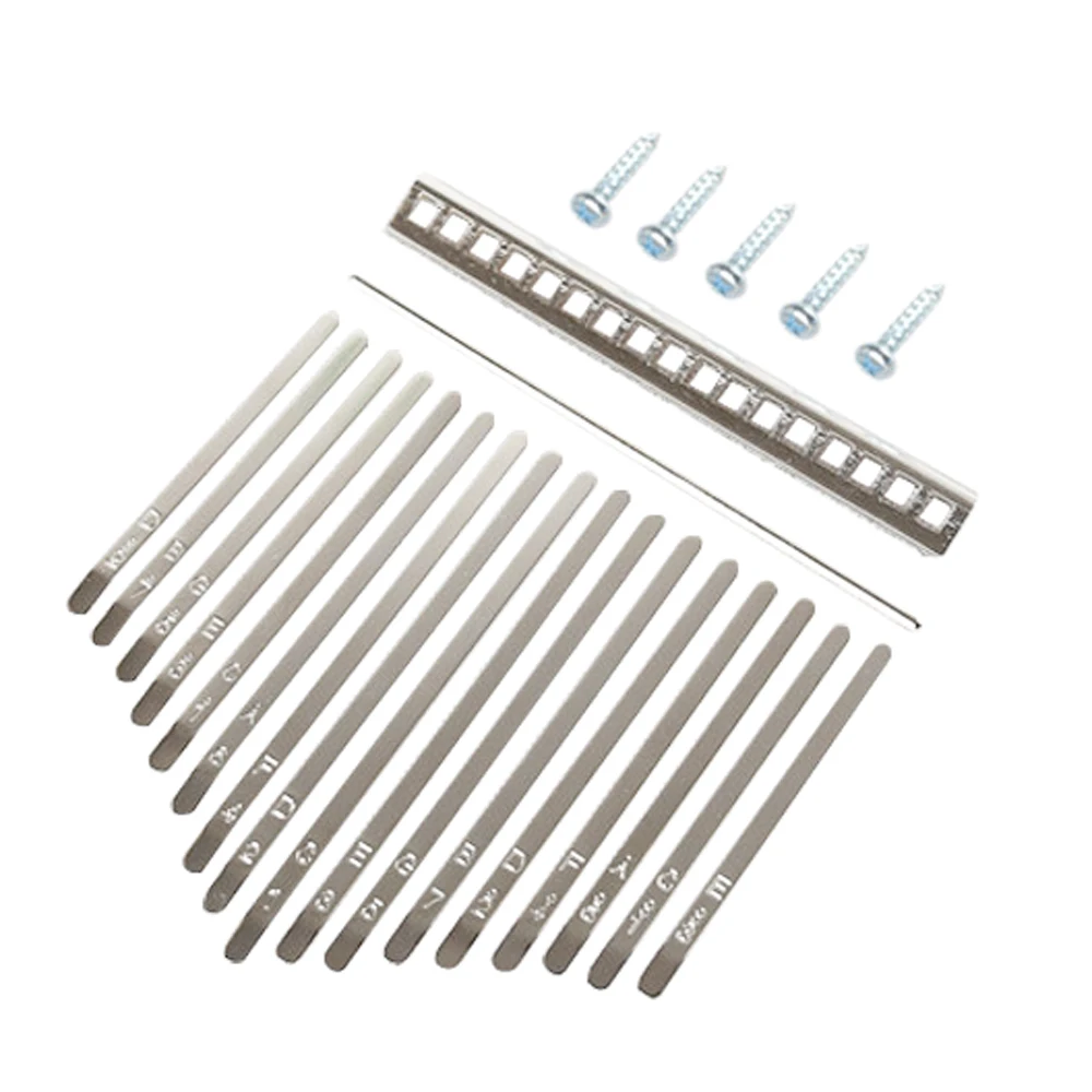 17 клавиш Kalimba DIY набор стальных надпись клавиатура музыкальный сменный прибор