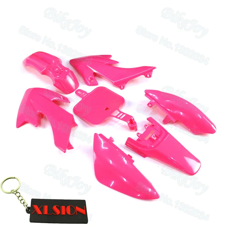Розовые пластиковые комплекты обтекателей для корпуса крыла CRF50 XR50 колеса