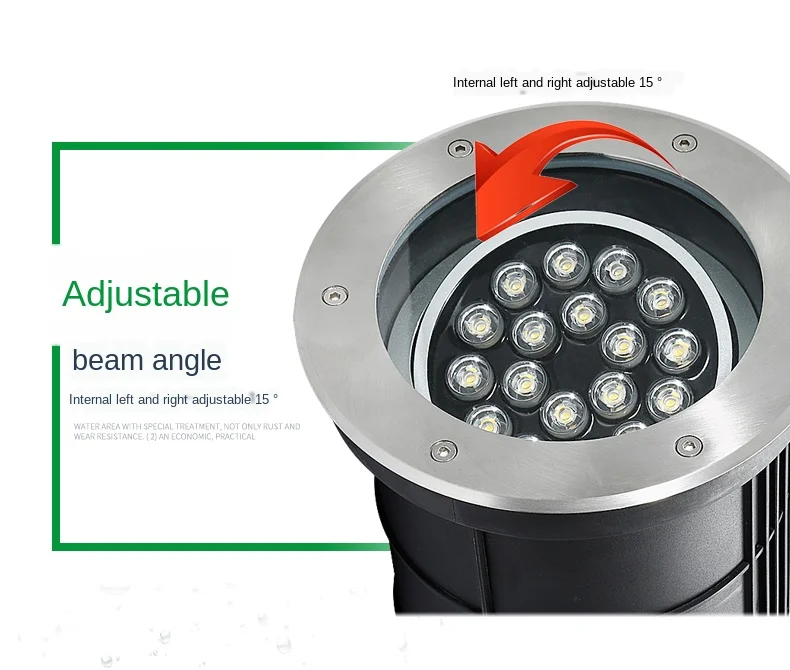 (5 шт./лот) светодиодная подземная лампа с регулируемой яркостью 3 Вт 24 AC85 265V