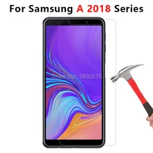 9H Protective Glass HD For Samsung A5 A6 A7 A8 Plus 2018 Tempered Glas On The Galaxy A 5 6 7 8 5a 6a