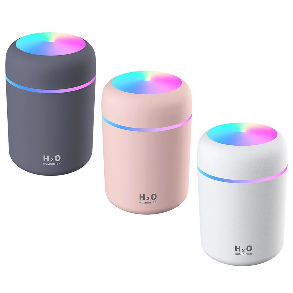 

Portable Humidifier USB Ultrasonic Dazzle Cup Aroma Diffuser Cool Mist Maker Air Humidifier Purifier With Romantic Light