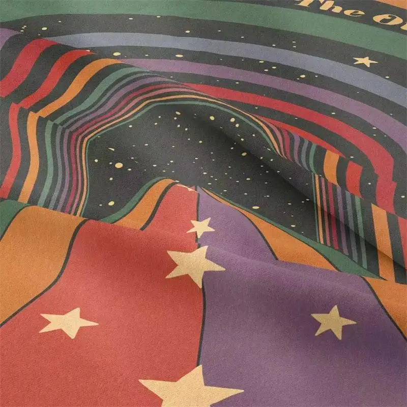 

Vintage rainbow tapestry wall hanging bohemian psychic wall art deco home bedroom art carpet shower curtain hippie free shipping