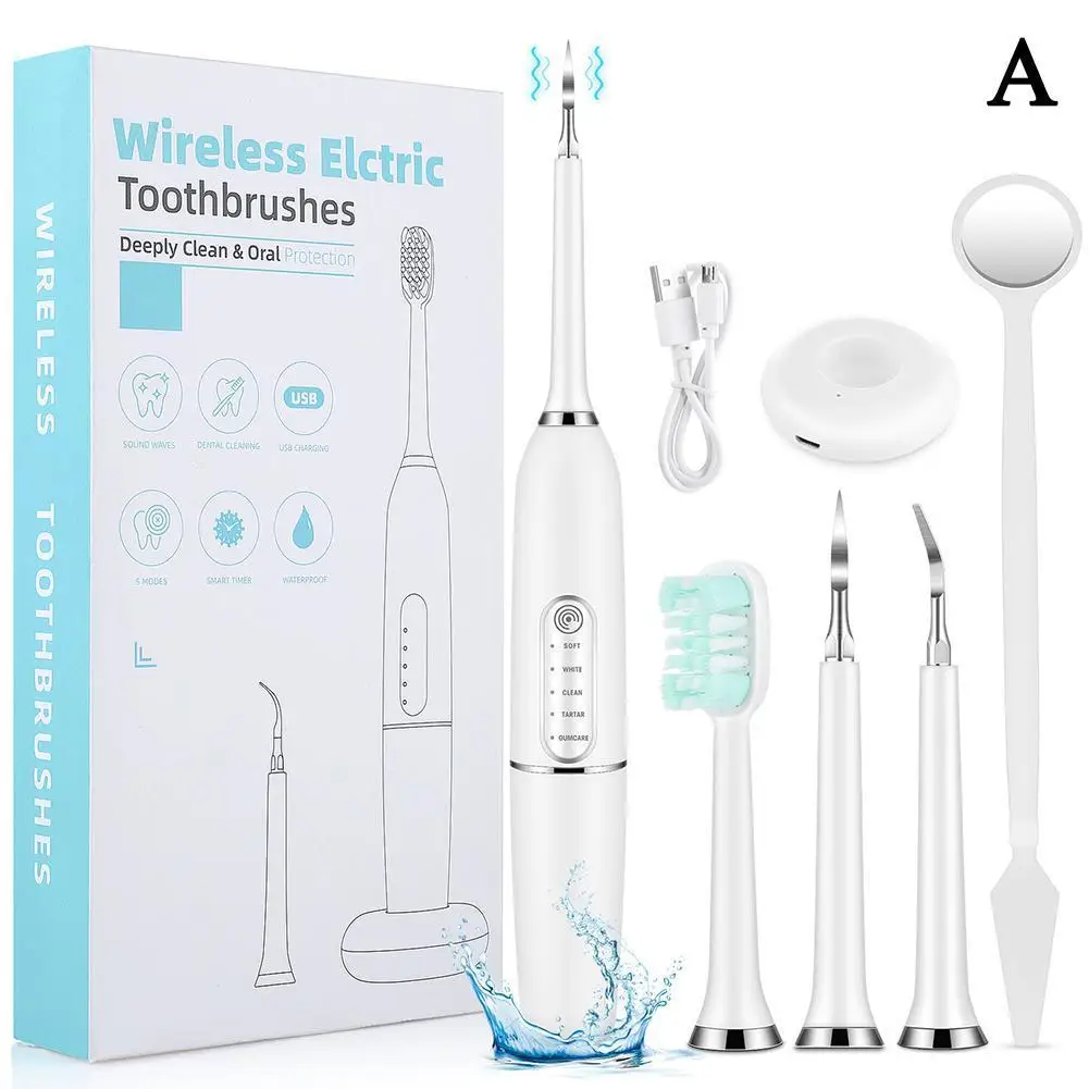 

Sonic Electric Toothbrushes for Adult Kid Dental Calculus Remover Teeth Whitening Stains Tartar Remover Dental Scaler Teeth Care