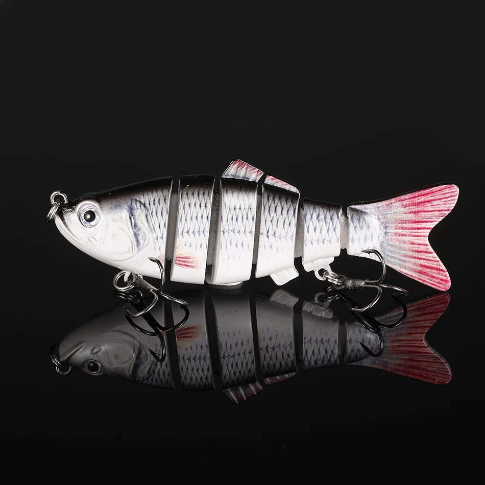 1 шт. рыболовные приманки наживки многосекционные жесткие 10 см 19 г искусственная