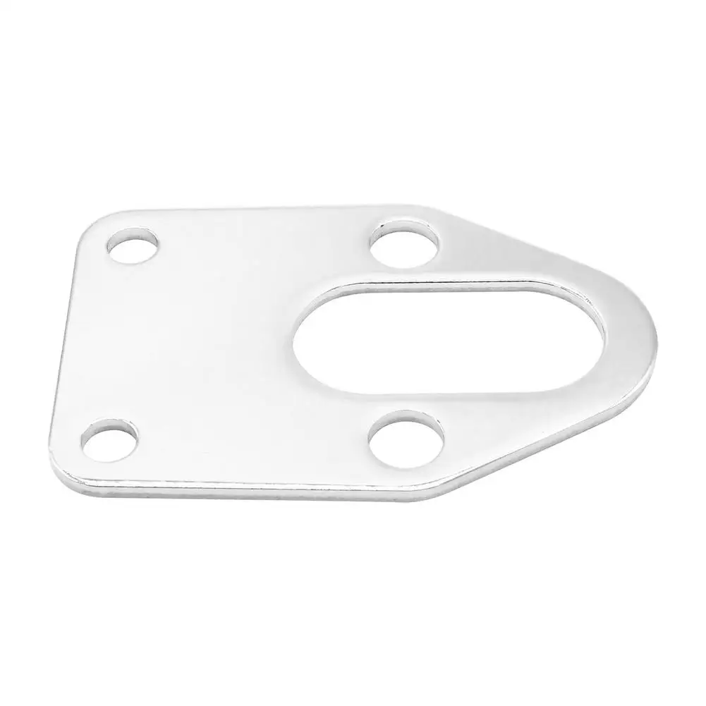 SBC Chrome Fuel Pump Auto Mounting Plate Gaskets Lightweight Polished Electroplated With Hole Oil Gasket For Car | Автомобили и