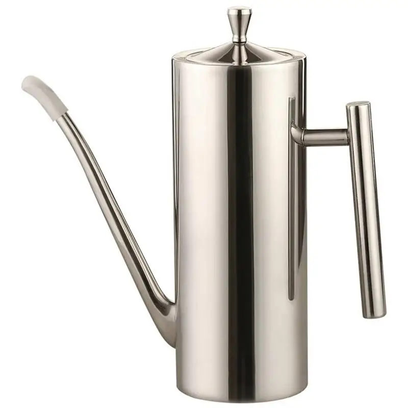

1pc Large Capacity Oil Bottle Multi-Use Leak-Proof Stainless Steel Vinegar Container Oil Dispenser Kitchen Tools Accessories