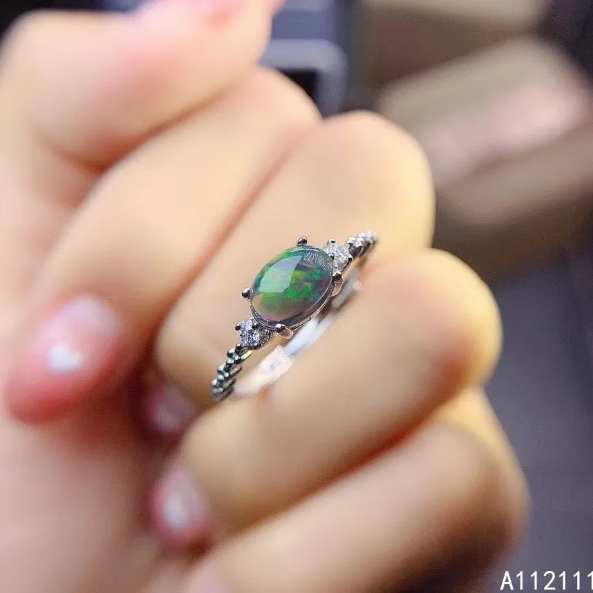 Кольцо С Черным Опалом Купить