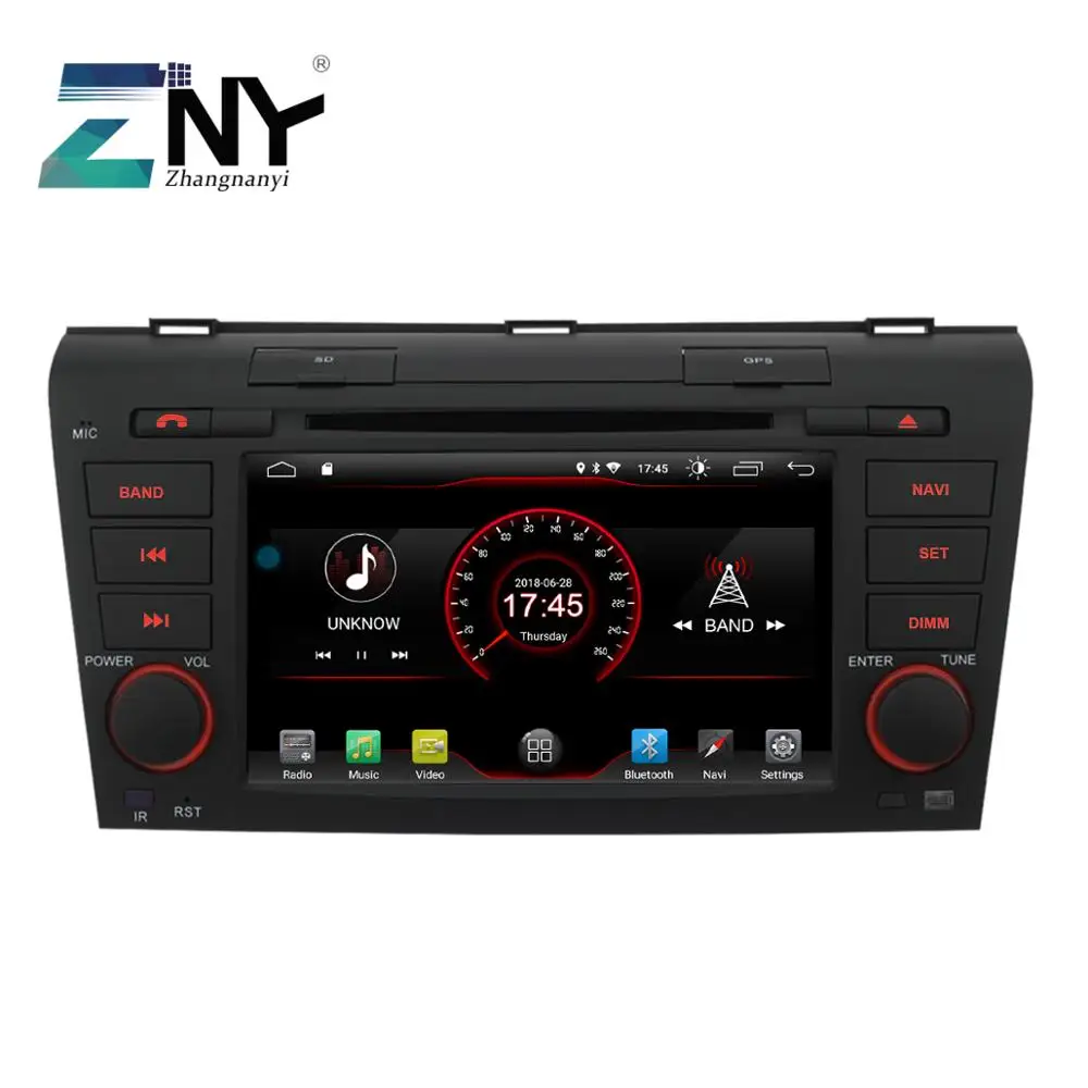 Автомагнитола для Mazda 3 мультимедийная стерео-система на Android 10 с 7 &quotэкраном GPS Wi-Fi