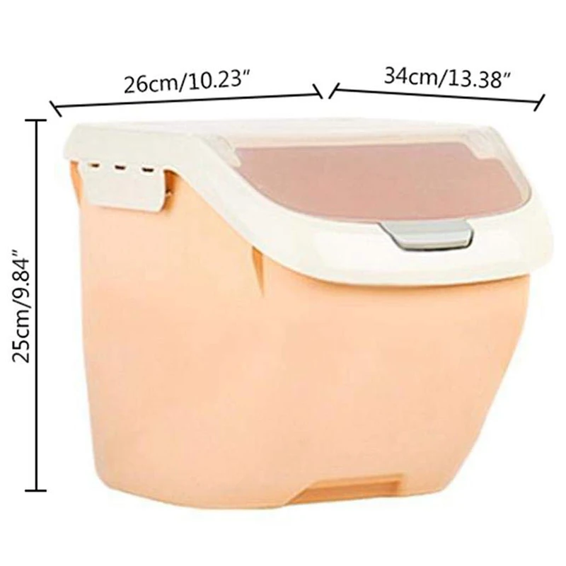Rice Container Storage 10 KG/22 LBS Cereal Containers with BPA Free Plastic and Airtight Design |